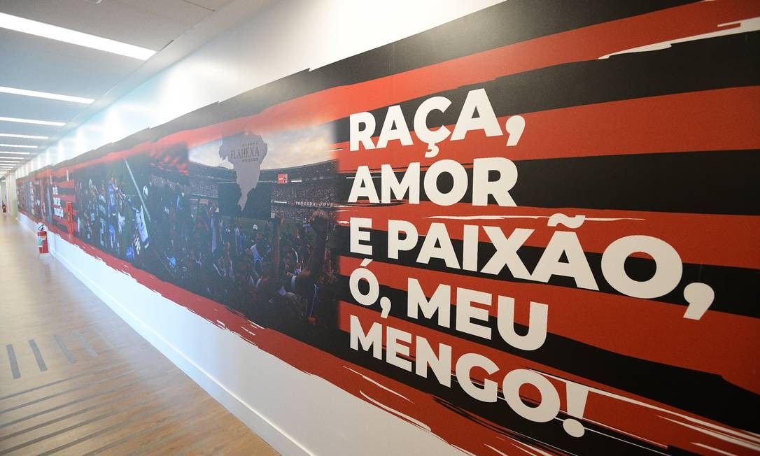 Ninho do Urubu ganha personalização Foto: Alexandre Vidal/Flamengo