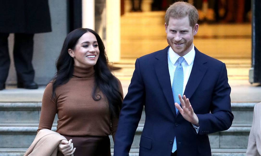 O duque e a duquesa em seu primeiro compromisso oficial do ano Foto: Chris Jackson / Getty Images