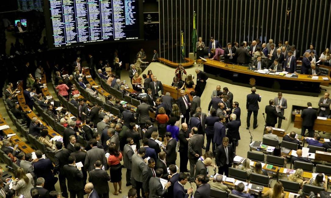 O Plenário da Câmara Foto: Wilson Dias / Agência Brasil 