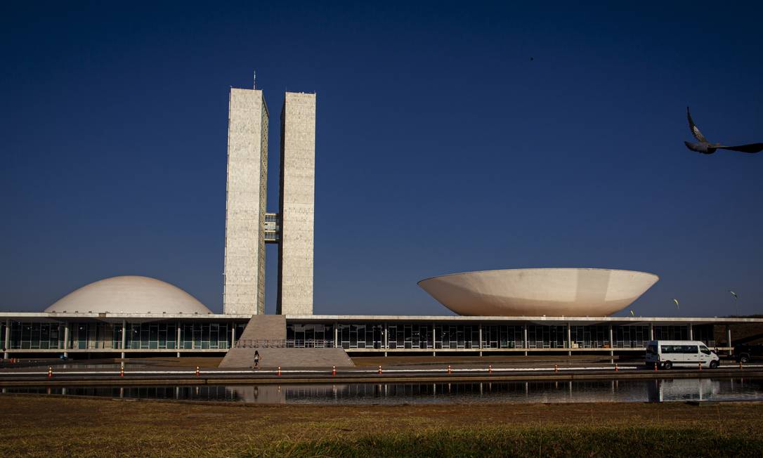 BRASIL - Brasilia, DF - 13/09/2019 - Fotos da fachada do Congresso Nacional,. Foto: Daniel Marenco Foto: Daniel Marenco / Agência O Globo