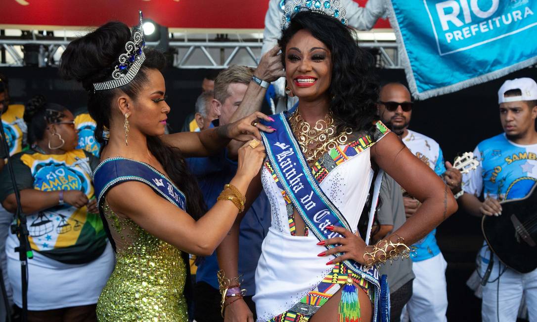 Camila foi coroada rainha do carnaval carioca Foto: Fernando Maia / Divulgação