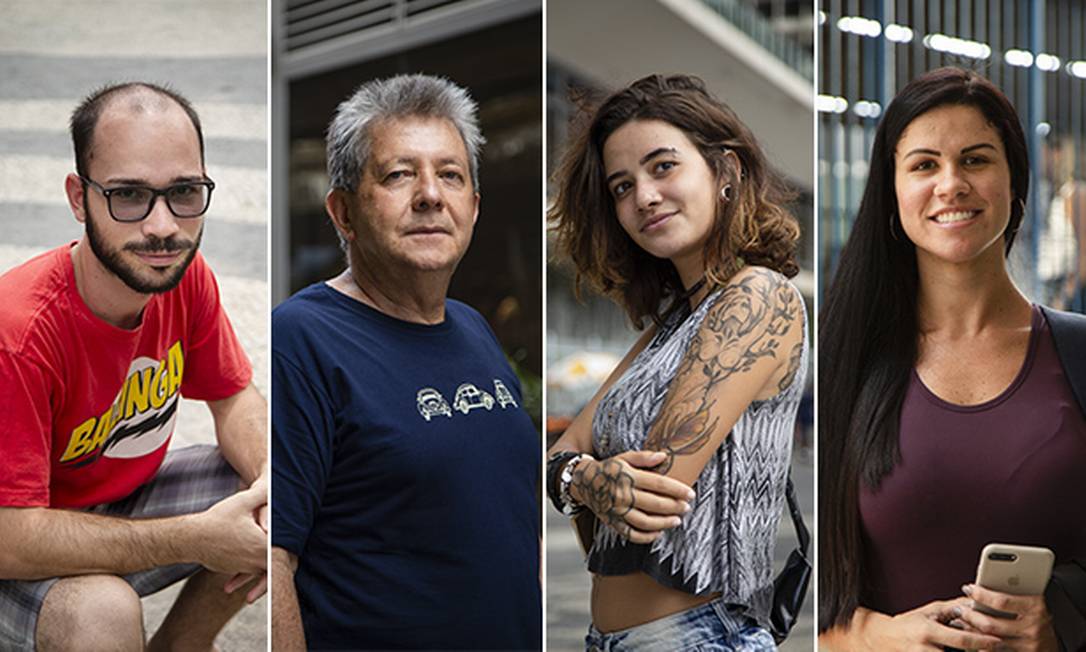 Francisco, Sebastião, Maria e Flávia: eles e outros moradores do Rio fazem perguntas respondidas por especialistas Foto: Reprodução