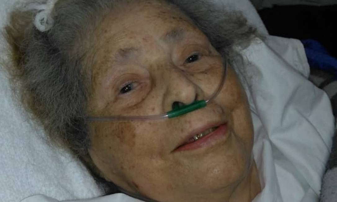 Marlene morreu após ficar quatro meses internada depois do incêndio do Badim Foto: Arquivo familiar