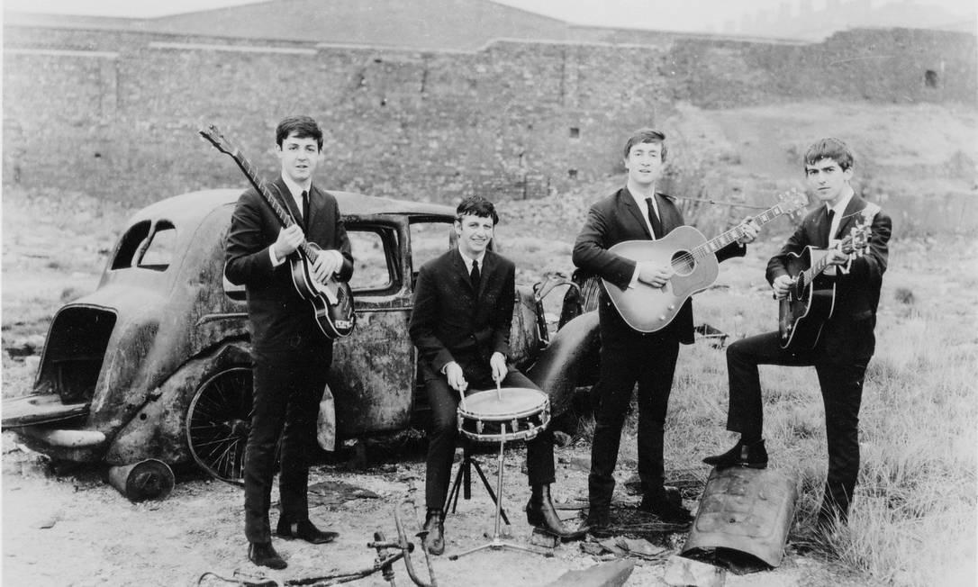 Beatles em foto promocional de 1962 Foto: Divulgação