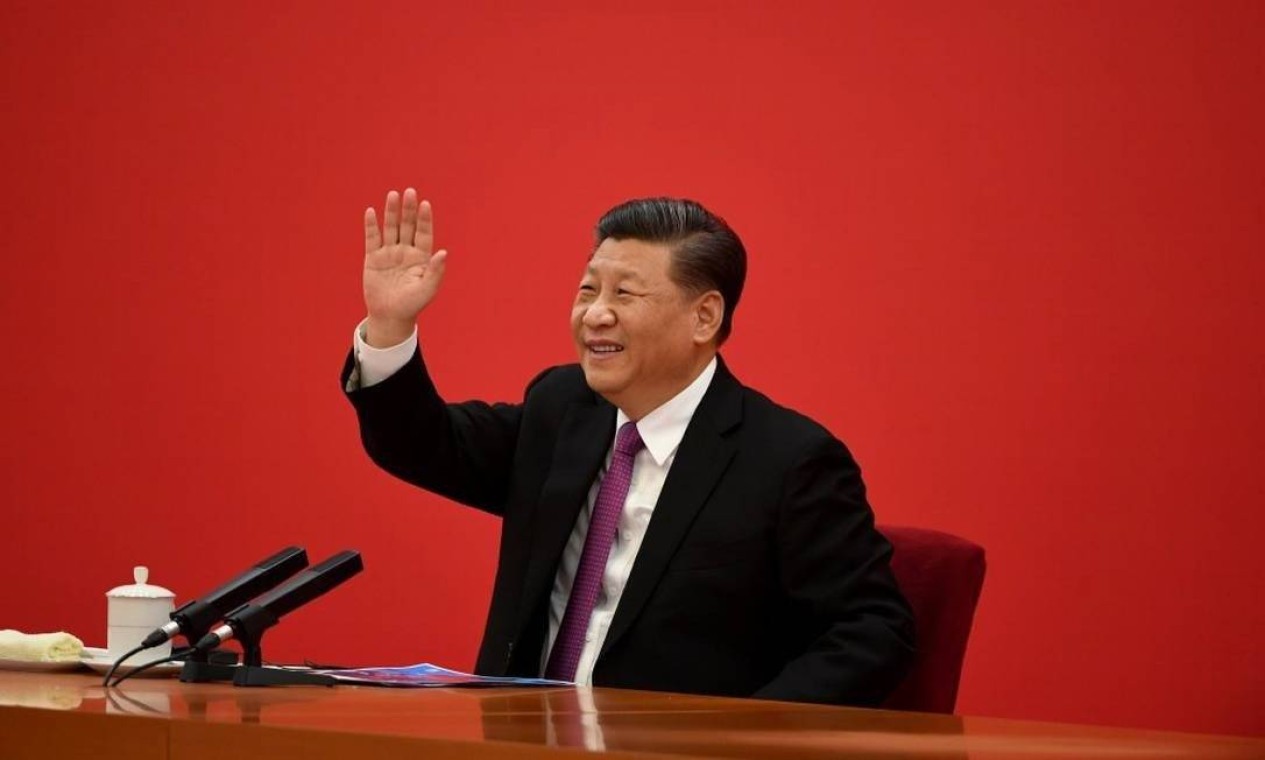 Nem sim nem não. Situação vacinal do presidente da China, Xi Jinping, é um mistério Foto: POOL/REUTERS