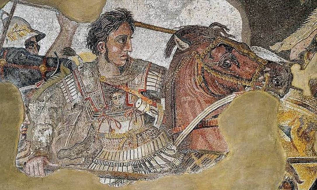 Mosaico que retrata o imperador Alexandre, o Grande Foto: Wikimedia Commons
