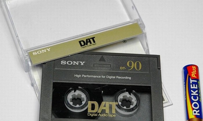 O Digital Audio Tape (DAT) Foto: Reprodução