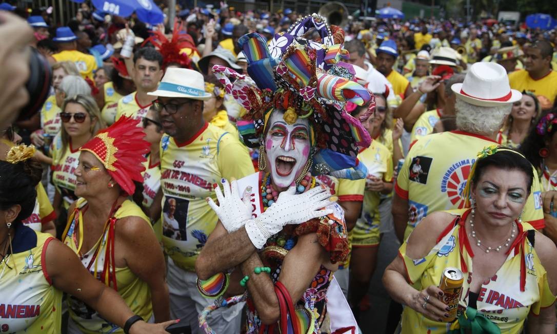 Banda de Ipanema é um dos destaques do fim de semana Foto: Fábio Guimarães em 5 de março de 2019 / Agência O Globo