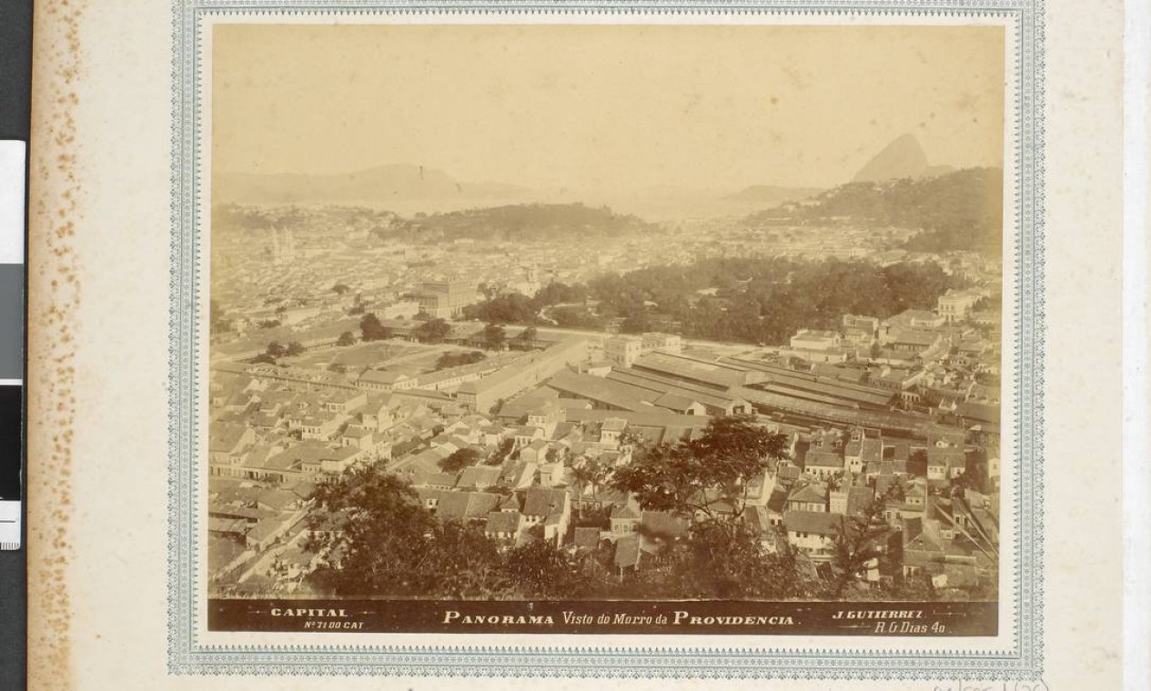 Vista do alto do Morro da Providência Foto: Arquivo Nacional