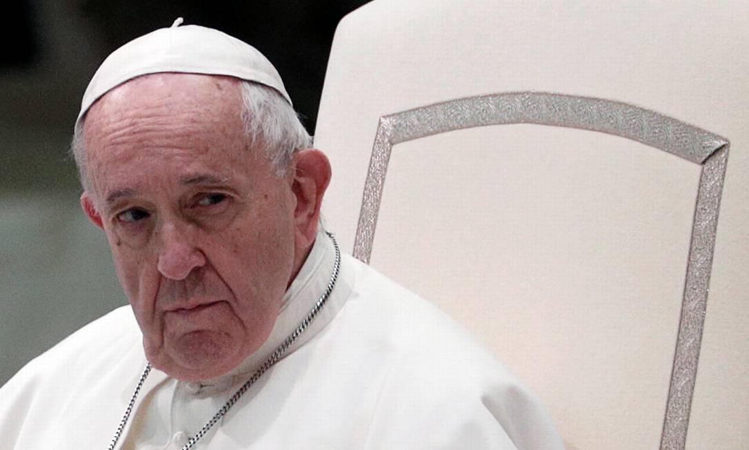 Papa Francisco no Vaticano na última quarta-feira (5) Foto: GUGLIELMO MANGIAPANE / REUTERS