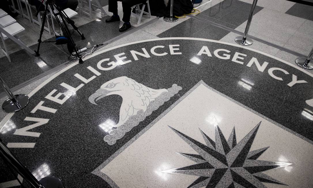 Chão da sede da CIA em Langley, Virgínia Foto: DOUG MILLS / Doug Mills/The New York Times