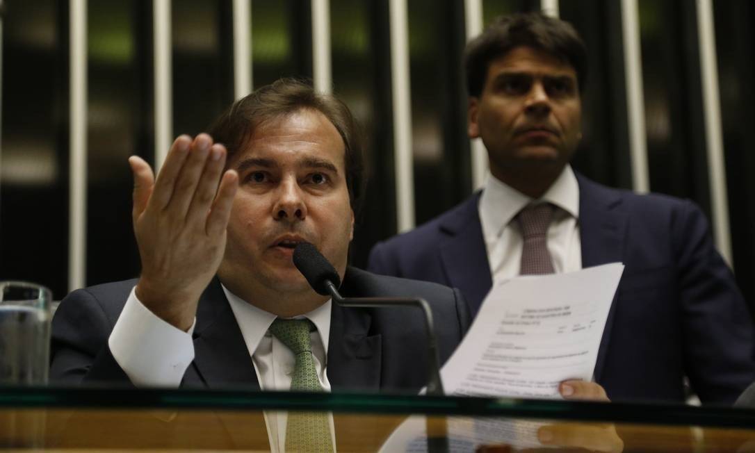 O presidente da Câmara dos Deputados, Rodrigo Maia Foto: Ailton de Freitas / Agência O Globo