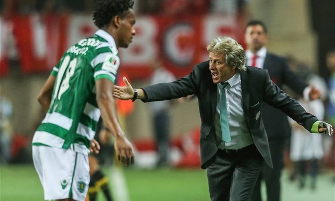 Jorge Jesus no Sporting Foto: Reprodução