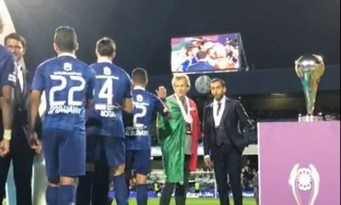 Jorge Jesus no Al-Hilal Foto: Reprodução