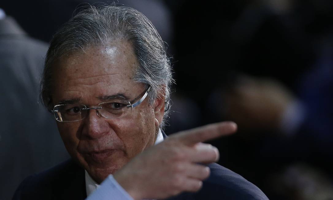 Paulo Guedes, ministro da Economia Foto: Jorge William / Agência O Globo