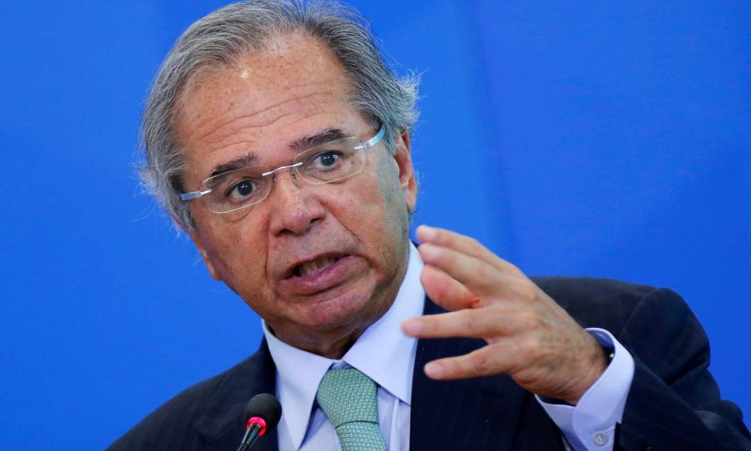 Brazil's Economy Minister Paulo Guedes speaks during a launch ceremony of real estate credit incentive program of the Caixa Economica Federal Bank at the Planalto Palace in Brasilia, Brazil Fabruary 20, 2020. REUTERS/Adriano Machado Foto: ADRIANO MACHADO / REUTERS