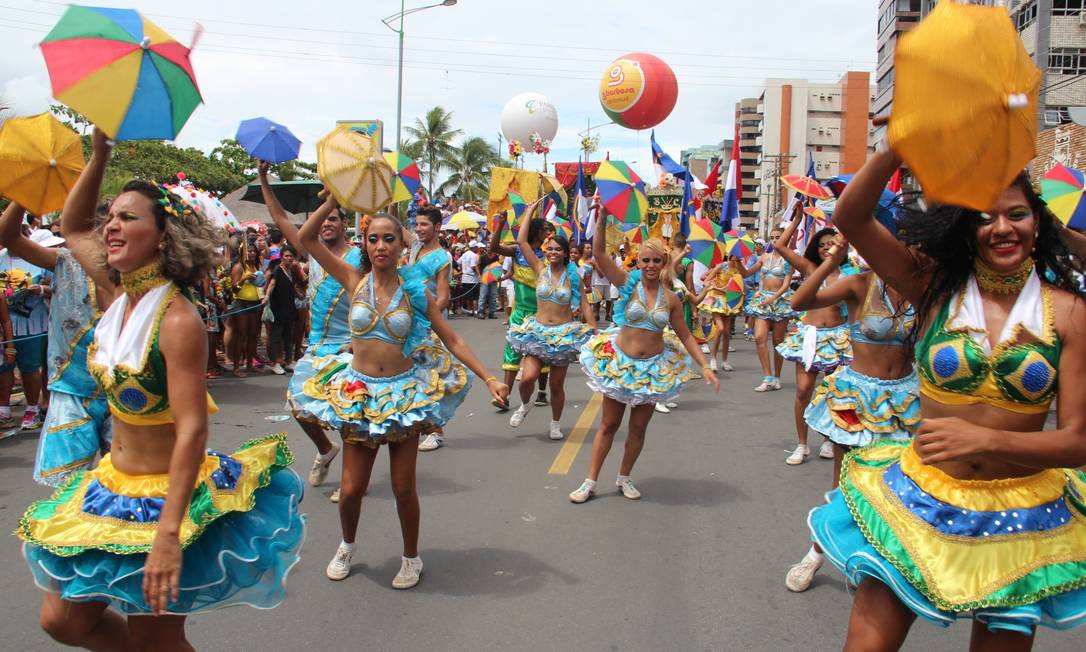 O Galo da Madrugada traz o carnaval pernambucano para a zona sul de São Paulo Foto: Anderson Maia
