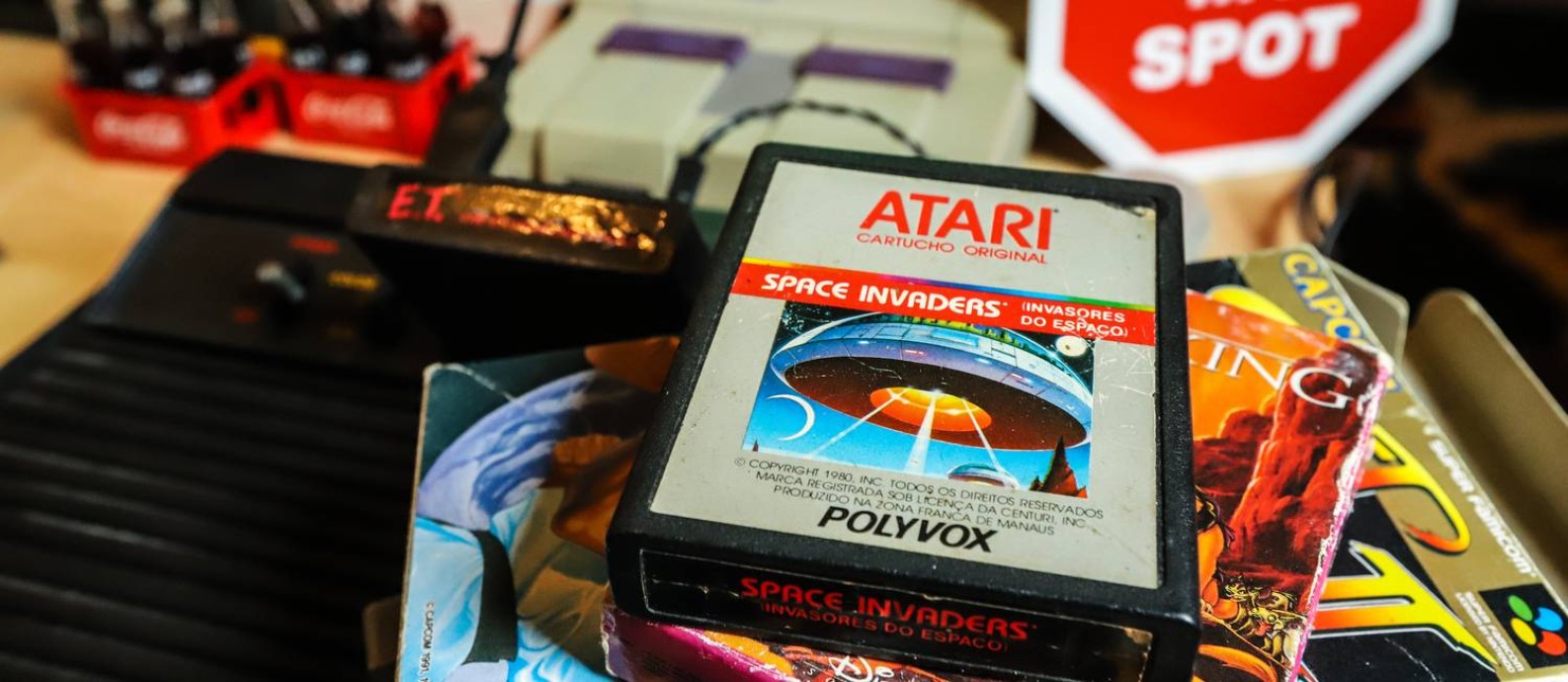 O Atari, um dos consoles de viodeogames mais populares dos anos 1980 Foto: Divulgação