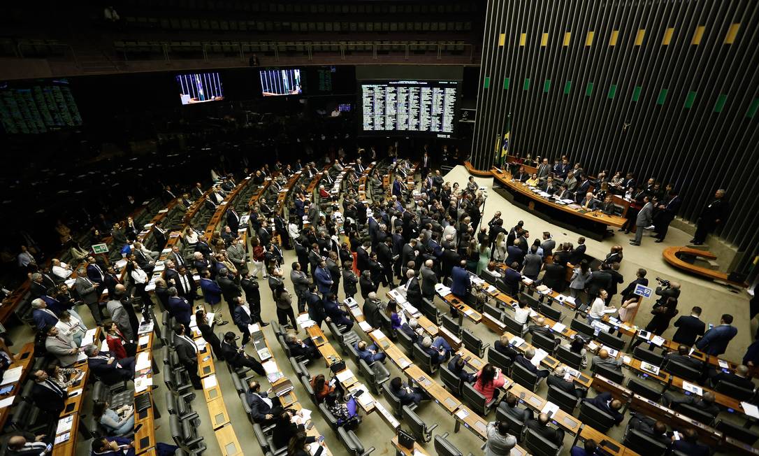 Congresso Nacional durante a votação dos vetos presidenciais 03/03/2020 Foto: Pablo Jacob / Agência O Globo