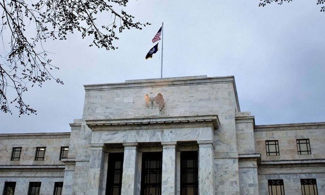 Sede do Fed, o banco central dos Estados Unidos Foto: Bloomberg