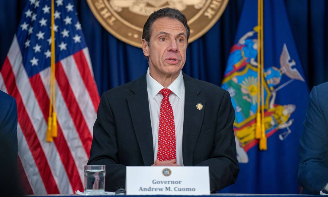 O governador do estado de Nova York, Andrew Cuomo Foto: David Dee Delgado / AFP