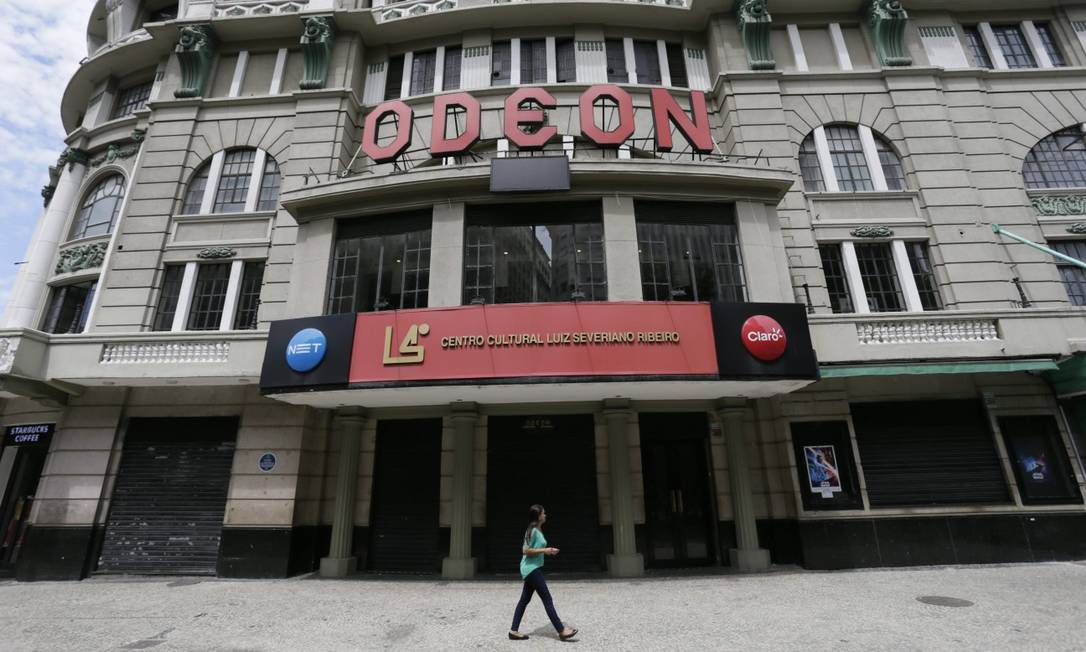 Cinema Odeon: fechado ao público Foto: Custódio Coimbra / Agência O Globo