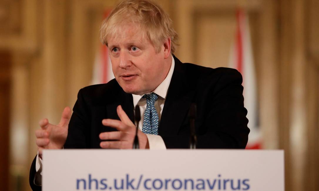 O primeiro-ministro britânico, Boris Johnson Foto: Matt Dunham/Pool via REUTERS / REUTERS