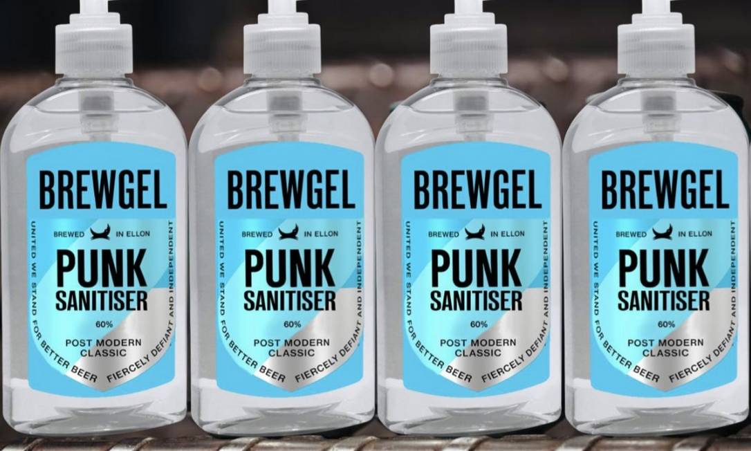 A cervejaria BrewDog destinou suas instalações na Europa para a produção de antisséptico para as mãos Foto: Reprodução/Twitter