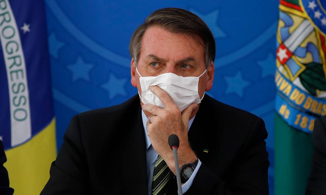 Presidente Jair Bolsonaro fez apelo a empresários Foto: SERGIO LIMA / AFP