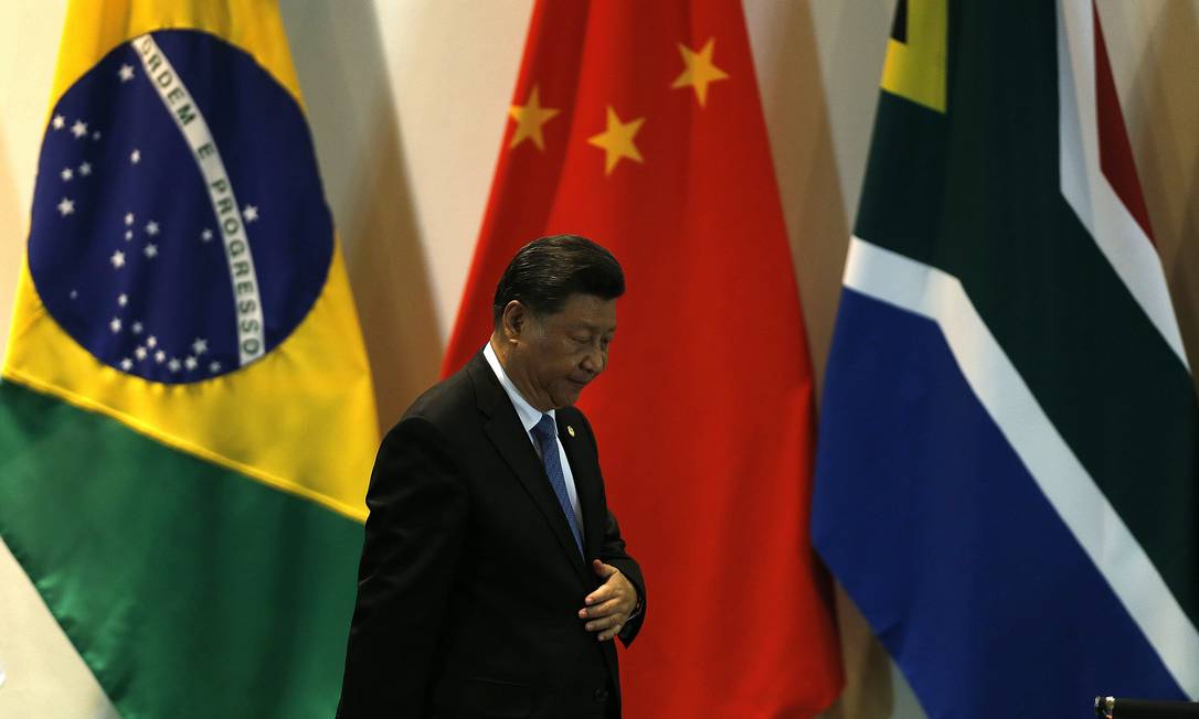 Xi Jinping, presidente da China Foto: Jorge William / Agência O Globo