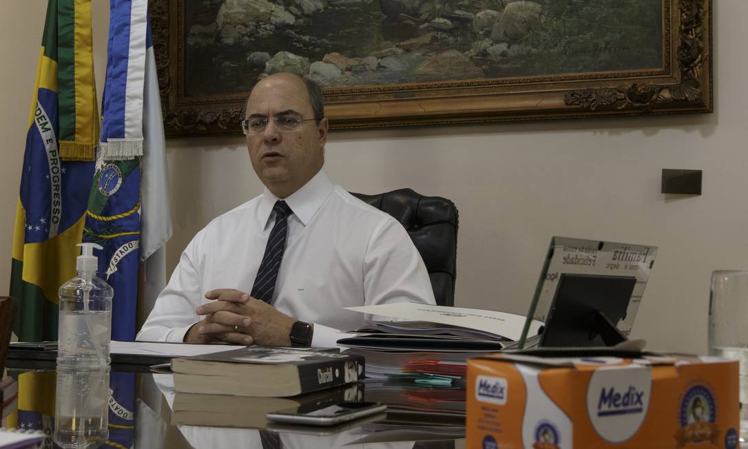 O governador Wilson Witzel Foto: Alexandre Cassiano / Agência O Globo / 18-03-2020