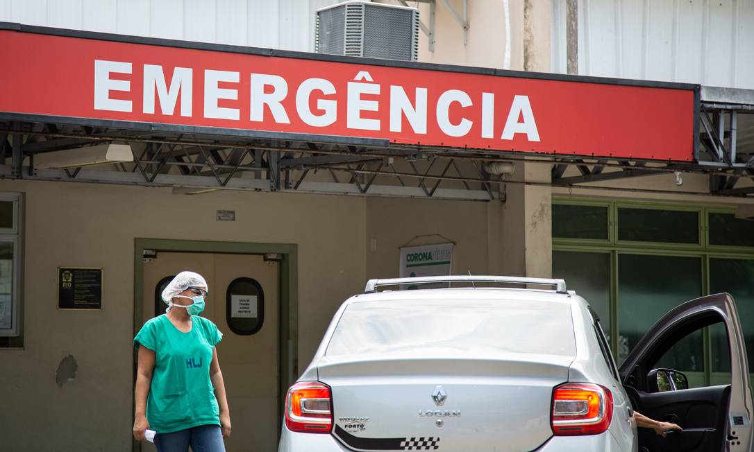 Hospital Lourenço Jorge, na Barra da Tijuca, teve casos supeitos com coronavírus Foto: Hermes de Paula / O Globo - 18.03.2020