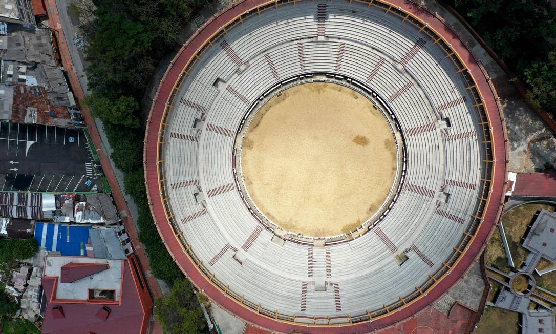Praça de touros de Santamaría, em Bogotá Foto: RAUL ARBOLEDA / AFP
