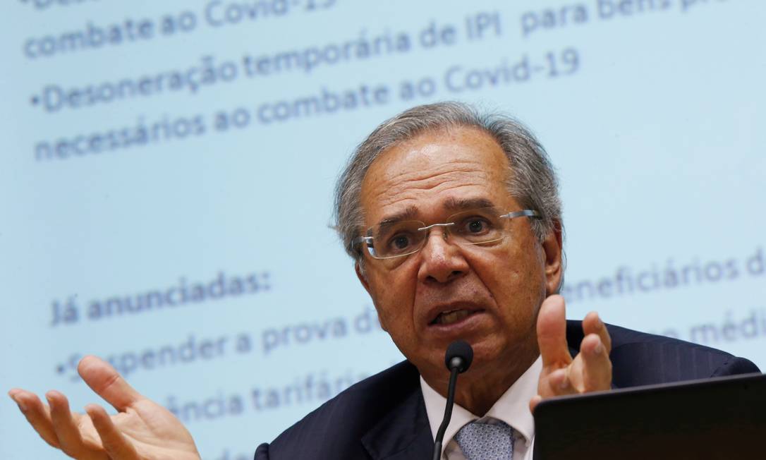 Ministro da Economia, Paulo Guedes Foto: ADRIANO MACHADO / REUTERS