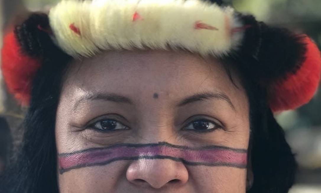 Valéria Paye, integrante do povo Kaxuyana, no Pará, e assessora política da Coordenação das Organizações Indígenas Brasileiras (COIAB) Foto: Reprodução