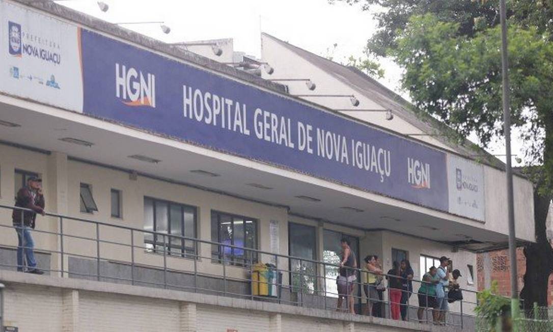 Hospital Geral de Nova Iguaçu, na Baixada Fluminense Foto: Cleber Junior / O Globo - 06.11.2019