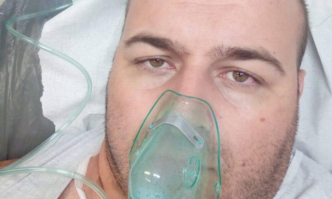 Abrahão Vanderlei Campos Santana, de 37 anos, passou por pelo menos quatro unidades de saúde entre Baixada e capital Foto: Arquivo pessoal