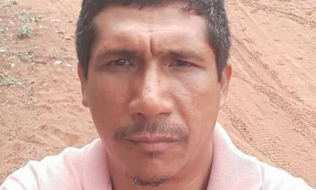 Zezico Guajajara foi morto a tiros na última terça-feira, na Terra Indígena Araribóia, no Maranhão Foto: Reprodução