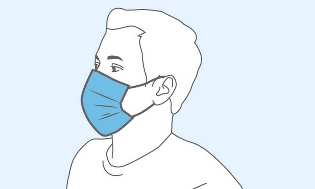 Saiba como fazer sua própria máscara e os cuidados para se proteger Foto: Editoria de Arte