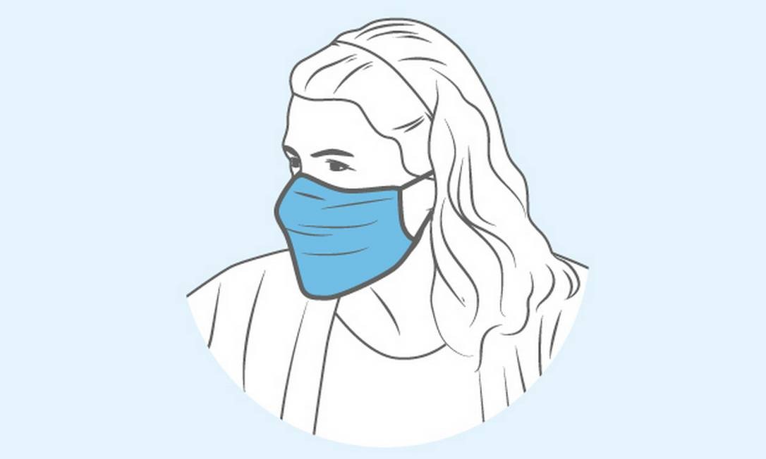 Saiba como fazer sua própria máscara e os cuidados para se proteger Foto: Editoria de Arte