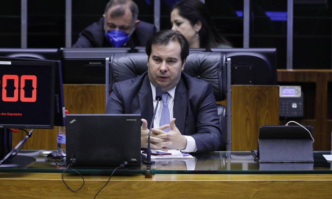 O presidente da Câmara dos Deputados, Rodrigo Maia (DEM-RJ), voltou a criticar a atuação do governo federal Foto: Divulgação / Câmara dos Deputados