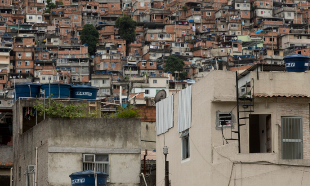 A Favela da Rocinha Foto: Márcia Foletto / Agência O Globo / 01-04-2020