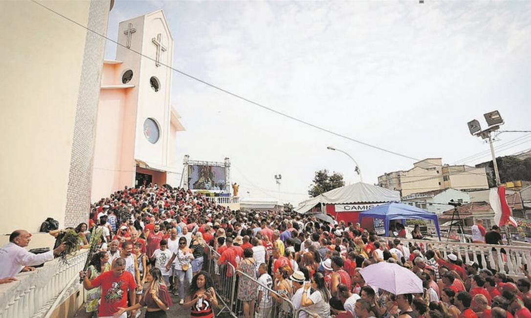 Tradicional festa de São Jorge, em Quintino, foi suspensa Foto: Agência O Globo
