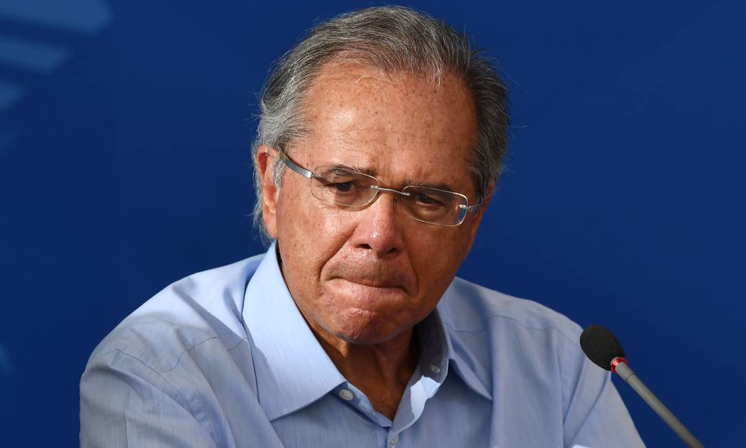 O ministro da Economia, Paulo Guedes Foto: Evaristo Sa / AFP
