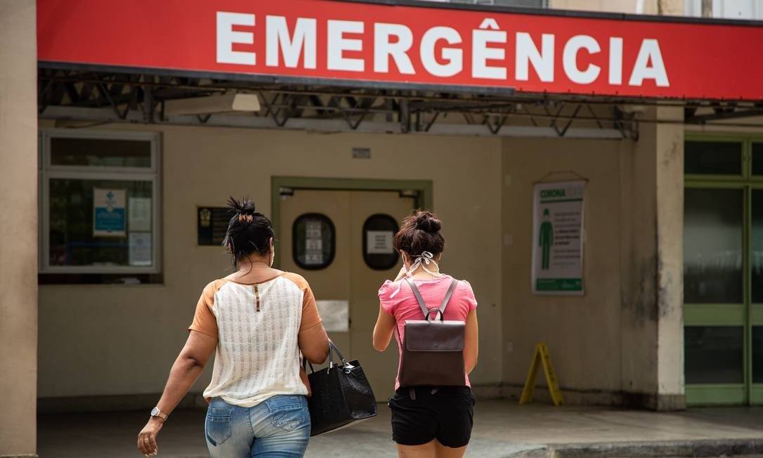 Emergência do Hospital Lourenço Jorge, na Barra da Tijuca Foto: Agência O Globo