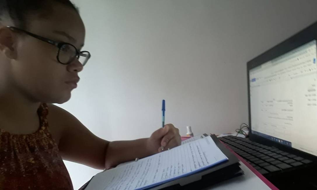 A estudante Maria Clara Rodrigues quer cursar Direito e sonha ser juíza Foto: Arquivo pessoal
