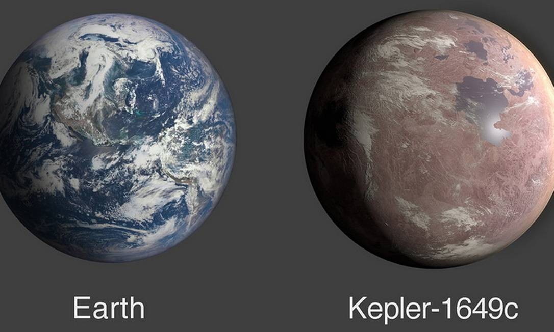 The NASA simulation highlights the similarities between Earth and the new exoplanet. Photo: Disclosure / NASA