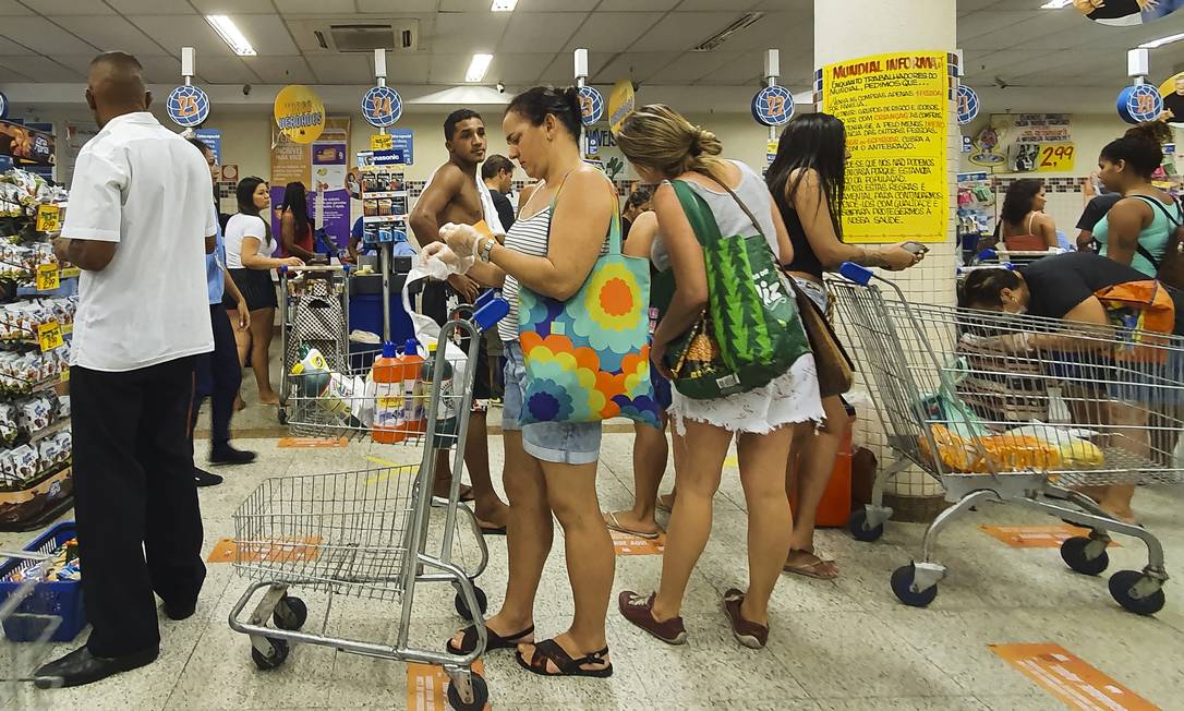 Supermercados denunciaram ao governo federal prática de preços abusivos por fornecedores Foto: Leo Martins/02-04-2020
