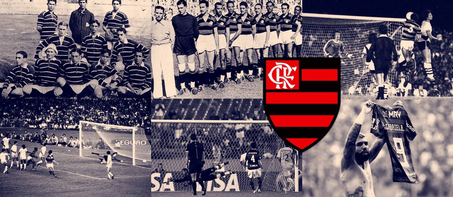 Seis jogos que ajudam a entender a história do Flamengo Foto: Editoria de Arte