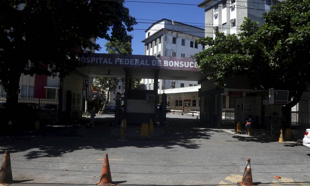 O Hospital Federal de Bonsucesso é uma das unidades que deve informar e ceder leitos para tratamento de pacientes com Covid-19 Foto: Fabiano Rocha / Agência O Globo